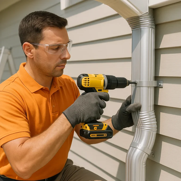Downspout Installation